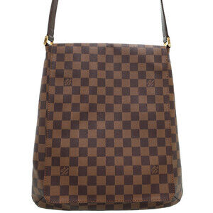 Louis Vuitton Damier Ebene Brown Musette Shoulder Bag